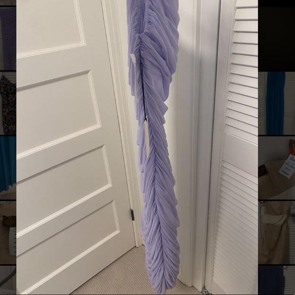 Babaton Aritzia Lilac Bodycon Dress Size 6 - Picture 4 of 6